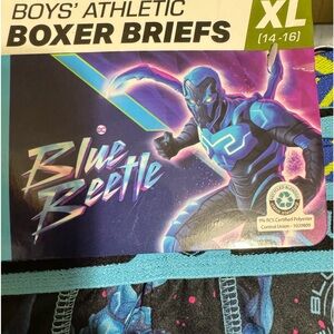 Blue Beetle Boys Boxer Briefs Underwear, 4-Pack, Size XL(14-16)